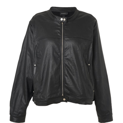 Gozzip Woman GIndira Biker Jacket Jacket Black