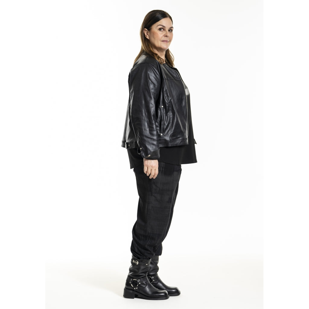 Gozzip Woman GIndira Biker Jacket Jacket Black