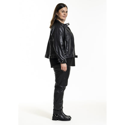 Gozzip Woman GIndira Biker Jacket Jacket Black