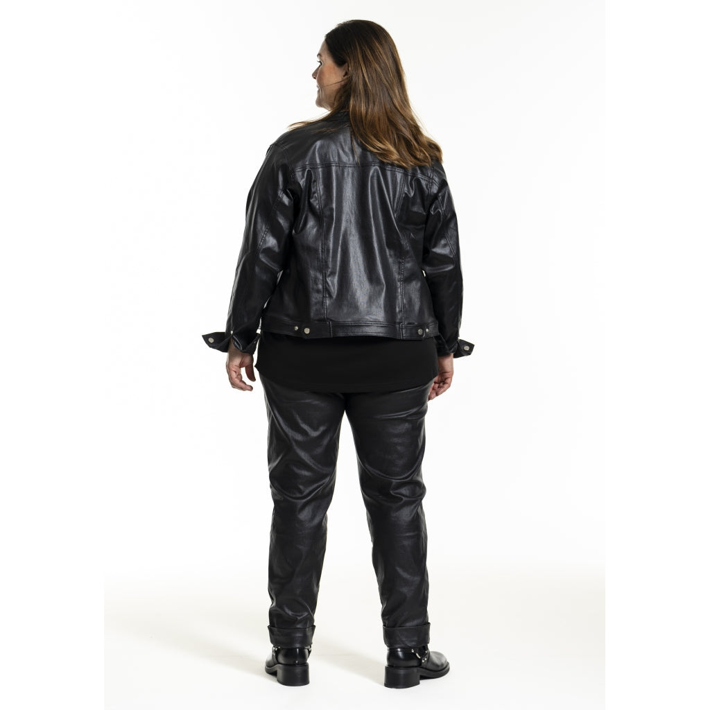 Gozzip Woman GIndira Biker Jacket Jacket Black