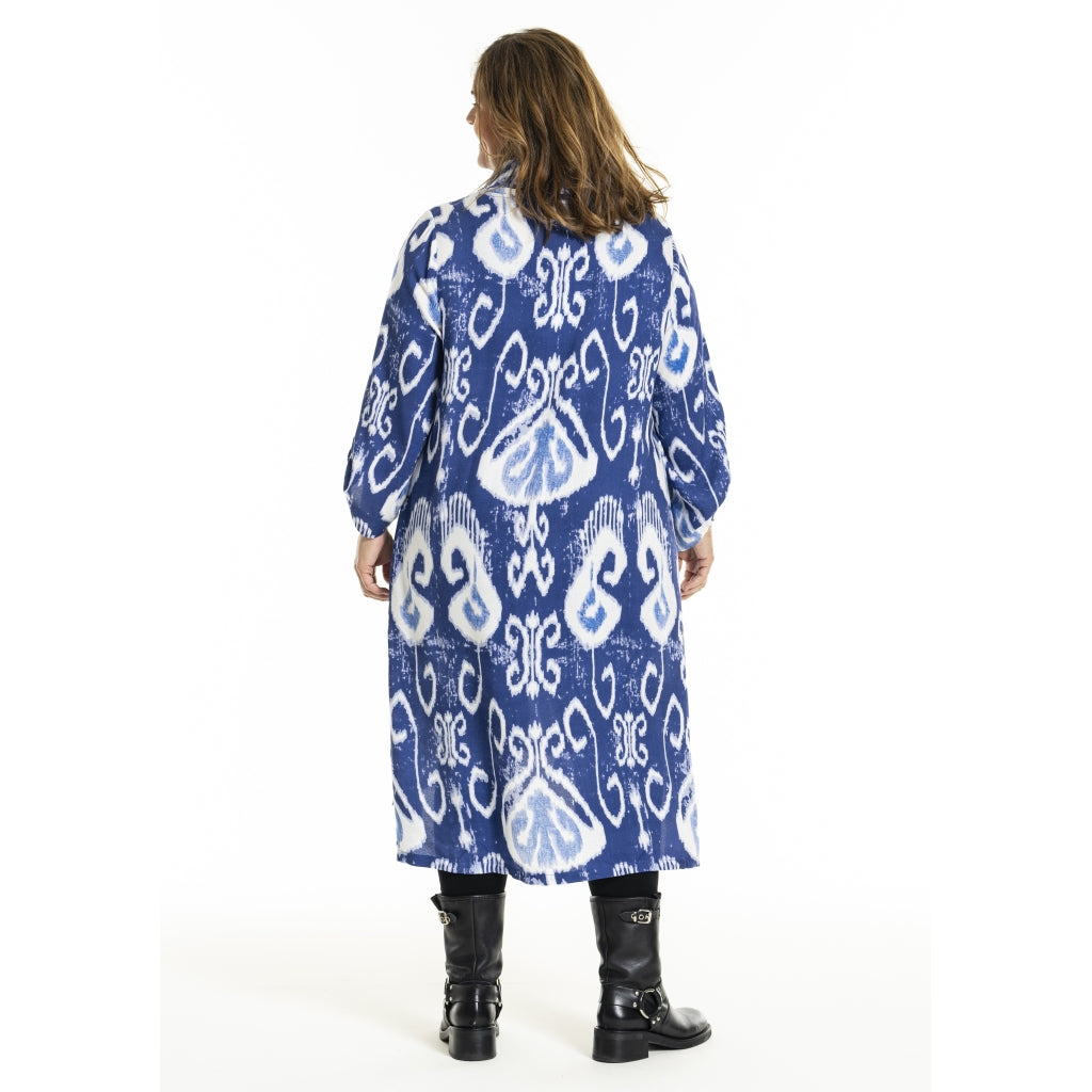 Gozzip Woman GIngeborg Dress Dress Blue print