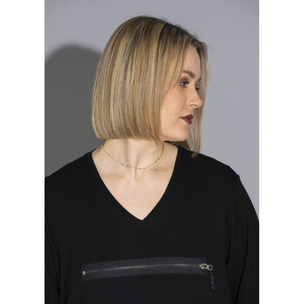 Gozzip Woman GIsla Tunic Tunic Black