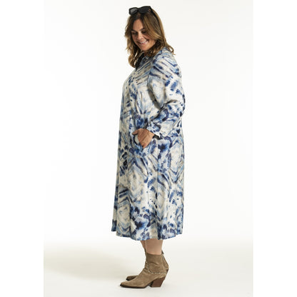 Gozzip Woman GJanelle Dress Dress Blue print