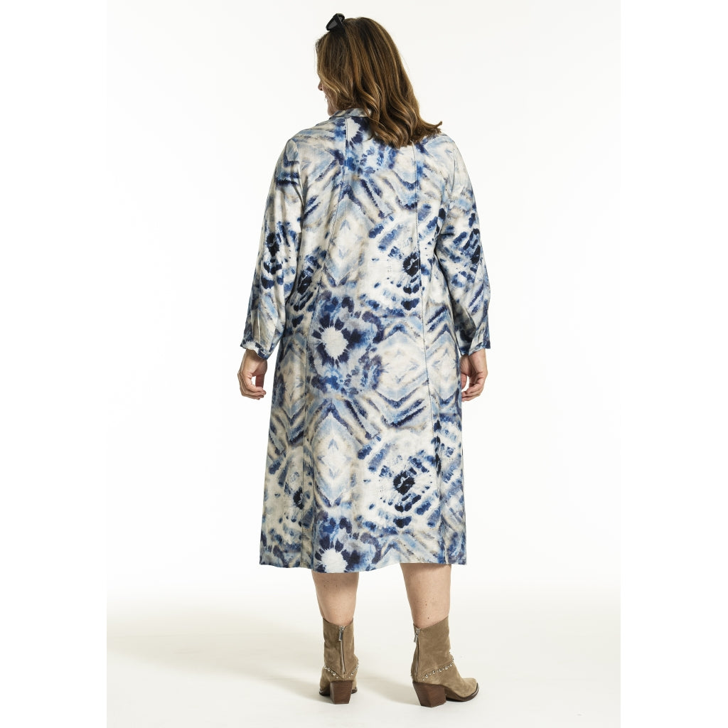 Gozzip Woman GJanelle Dress Dress Blue print