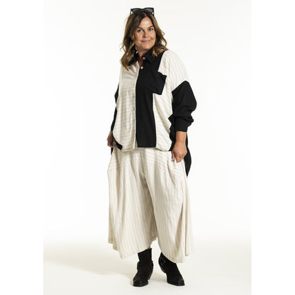 Gozzip Woman GJani Pants Pants Linen stripe