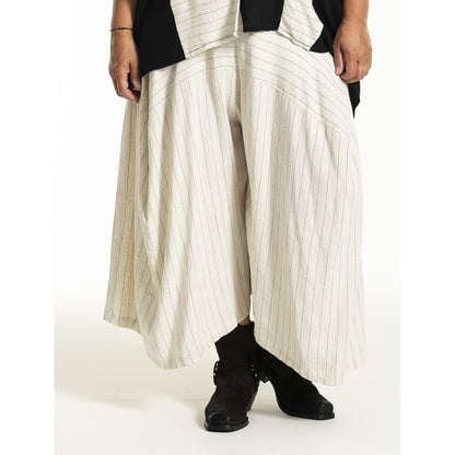 Gozzip Woman GJani Pants Pants Linen stripe