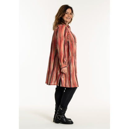 Gozzip Woman GJannit Shirt Shirt Red Striped