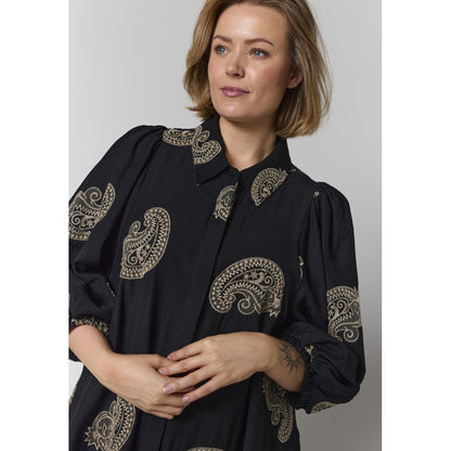 Gozzip Woman GJeana Tunic Tunic Black with sand embroidery