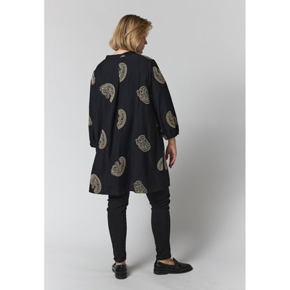 Gozzip Woman GJeana Tunic Tunic Black with sand embroidery