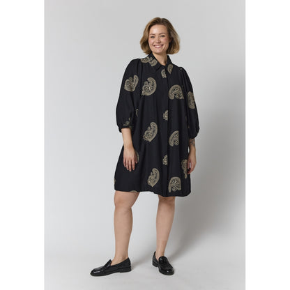 Gozzip Woman GJeana Tunic Tunic Black with sand embroidery