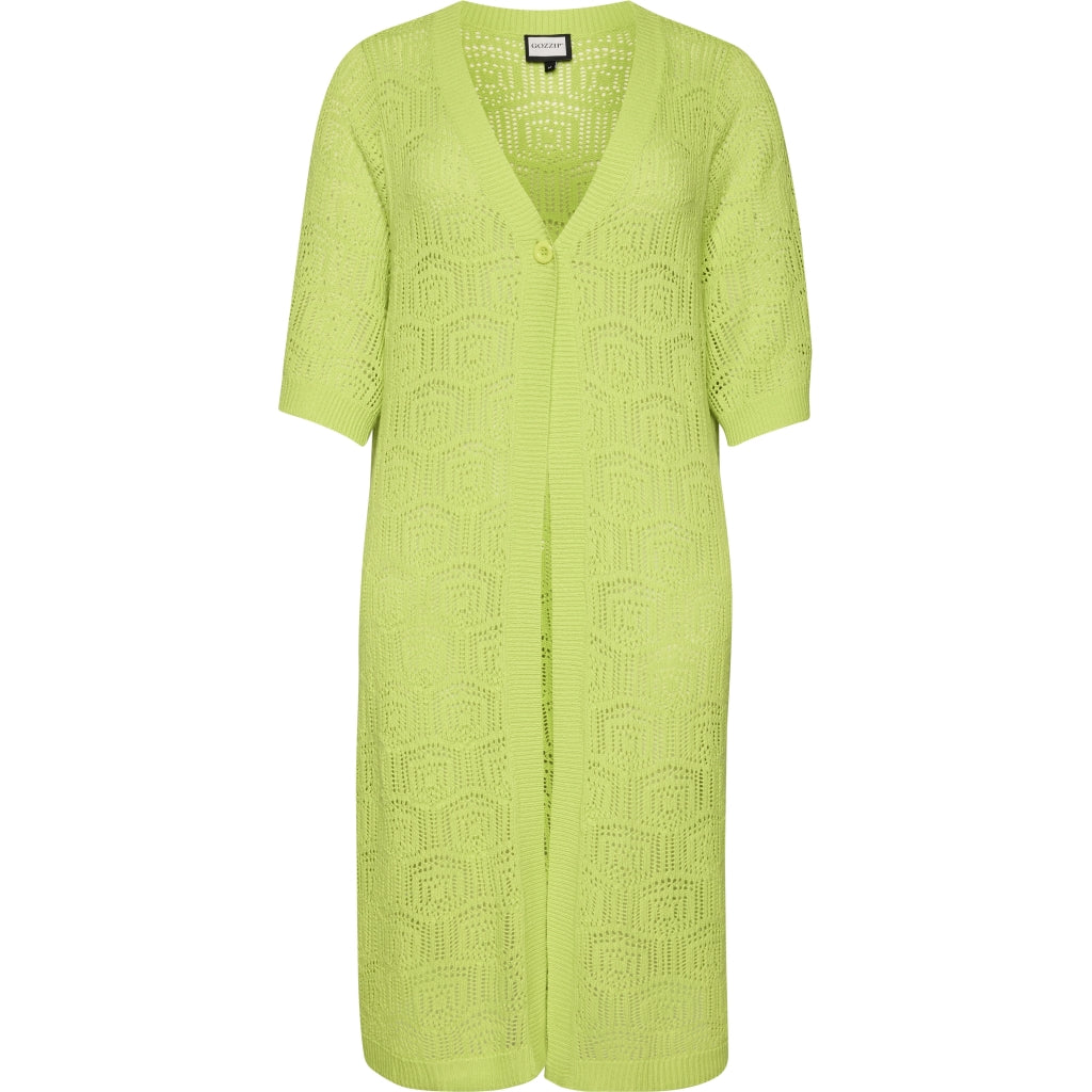 Gozzip Woman GJenna knit cardigan Cardigan Lime Green