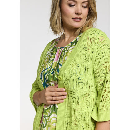Gozzip Woman GJenna knit cardigan Cardigan Lime Green