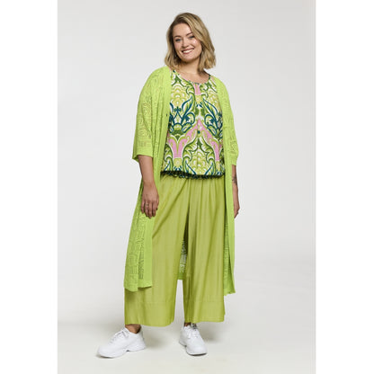 Gozzip Woman GJenna knit cardigan Cardigan Lime Green