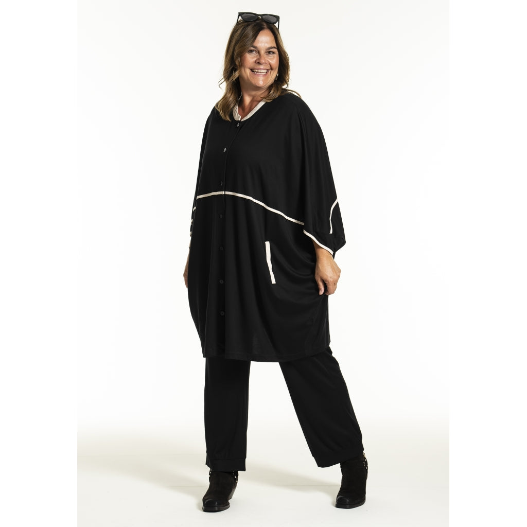 Gozzip Woman GJente Cardigan Cardigan Black