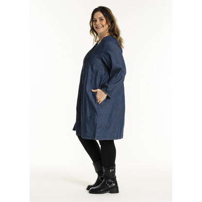 Gozzip Woman GJohanne Shirt Tunic Shirt Tunic Dark blue denim