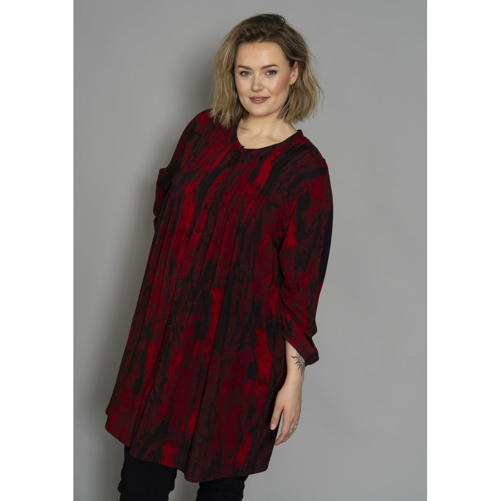 Gozzip Woman GJohanne Shirt Tunic Shirt Tunic Scarlet print