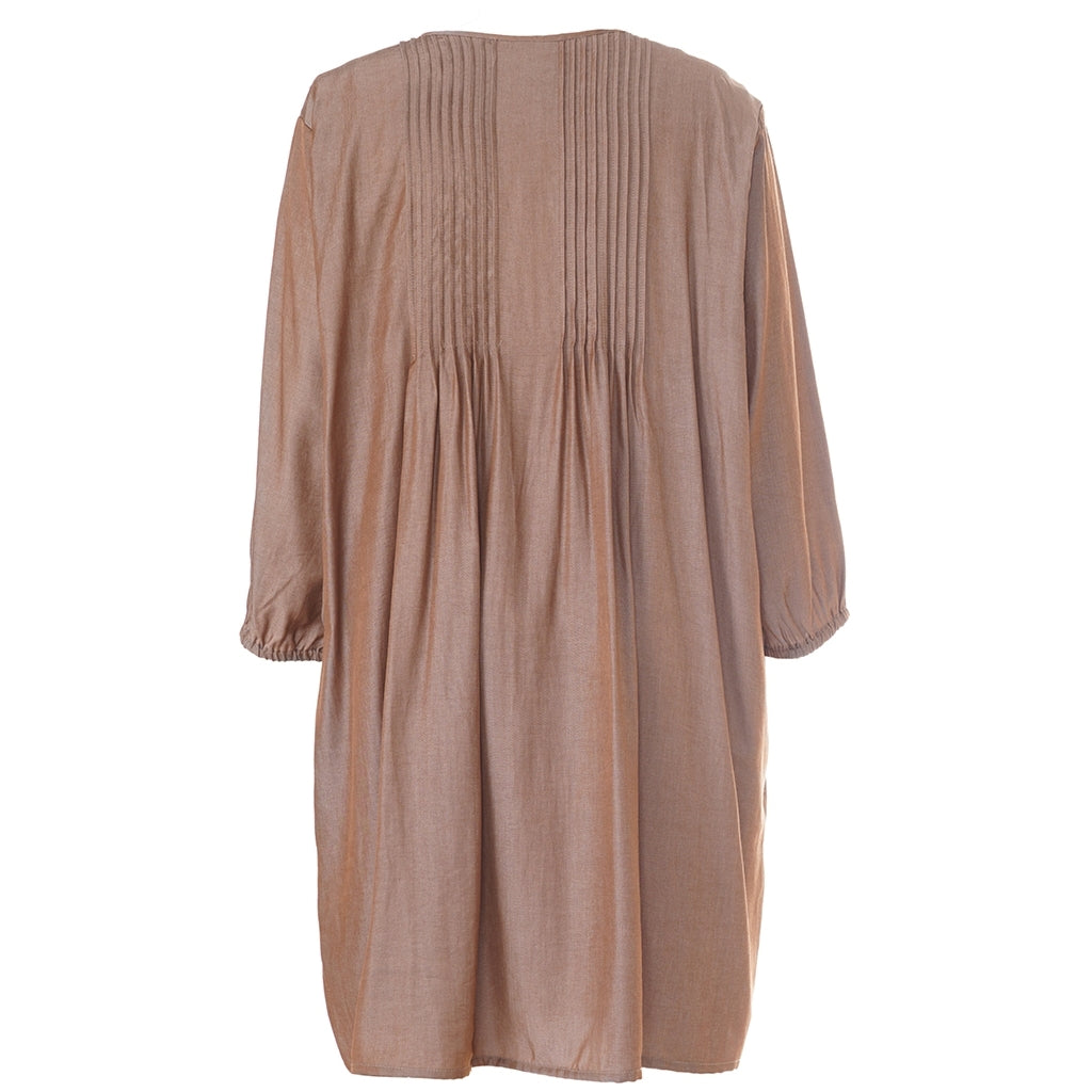Gozzip Woman GJohanne Shirt Tunic Shirt Tunic Dark Sand