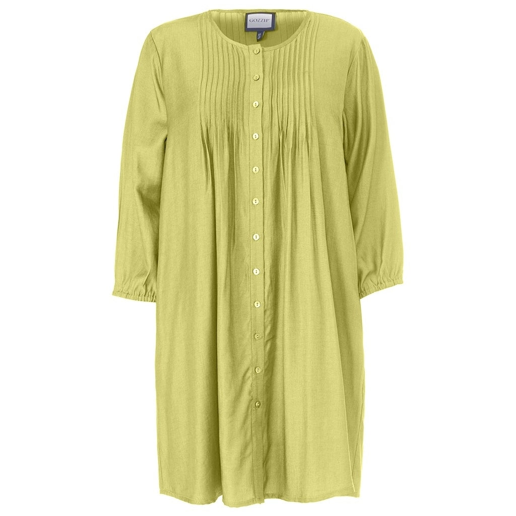 Gozzip Woman GJohanne Shirt Tunic Shirt Tunic Lime Green