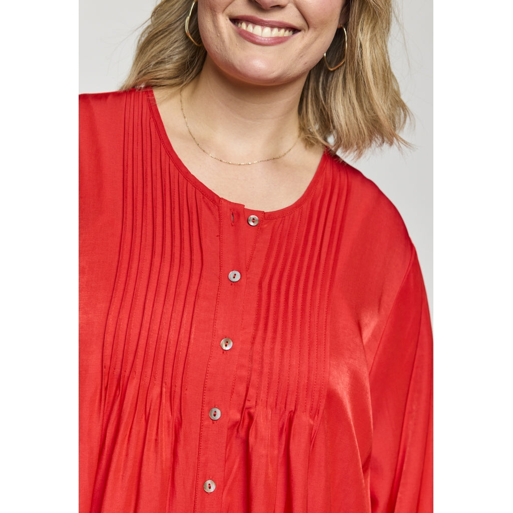 Gozzip Woman GJohanne Shirt Tunic Shirt Tunic Red