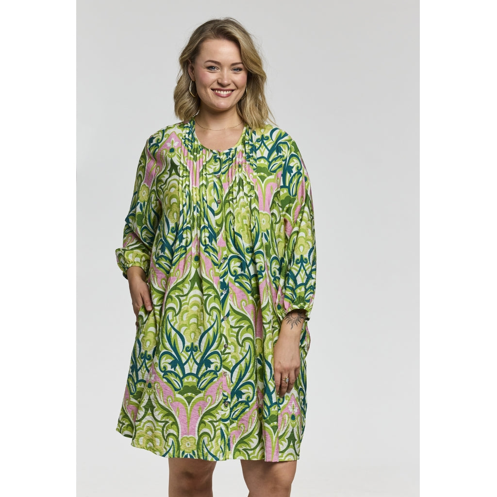 Gozzip Woman GJohanne Shirt Tunic Shirt Tunic Green pink mix