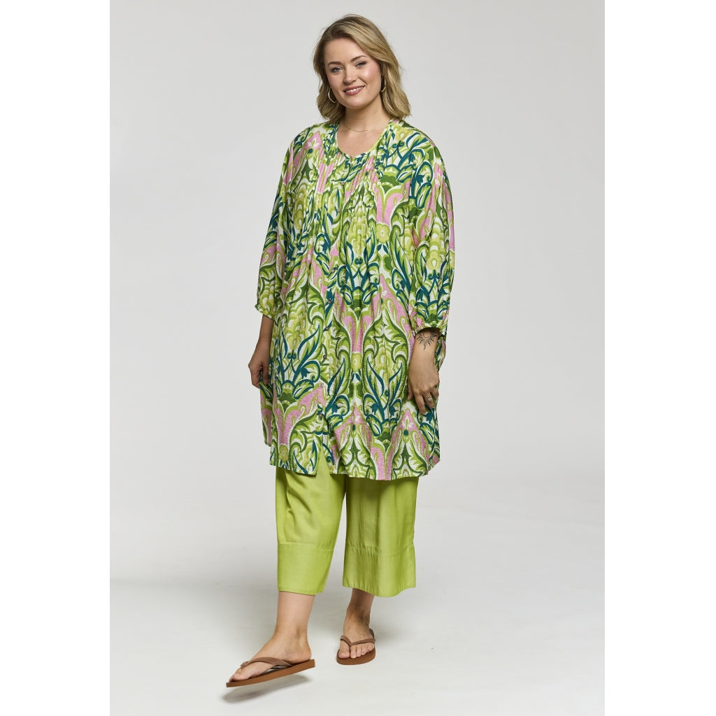 Gozzip Woman GJohanne Shirt Tunic Shirt Tunic Green pink mix