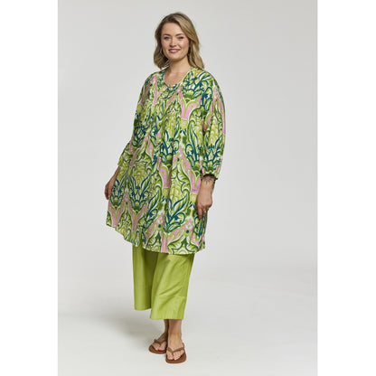 Gozzip Woman GJohanne Shirt Tunic Shirt Tunic Green pink mix
