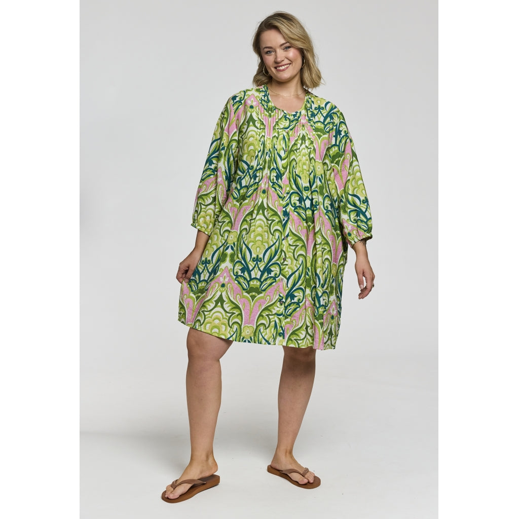 Gozzip Woman GJohanne Shirt Tunic Shirt Tunic Green pink mix