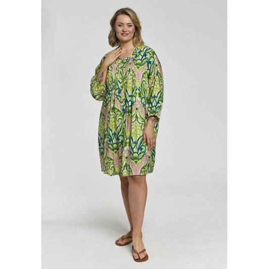 Gozzip Woman GJohanne Shirt Tunic Shirt Tunic Green pink mix