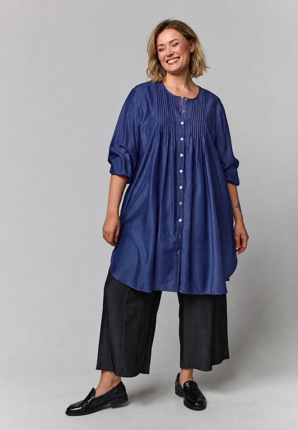 Gozzip Woman GJohanne Shirt Tunic Shirt Tunic Navy
