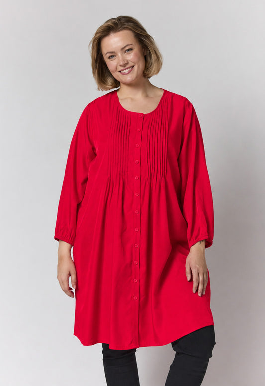 Gozzip Woman GJohanne Shirt Tunic Shirt Tunic Red
