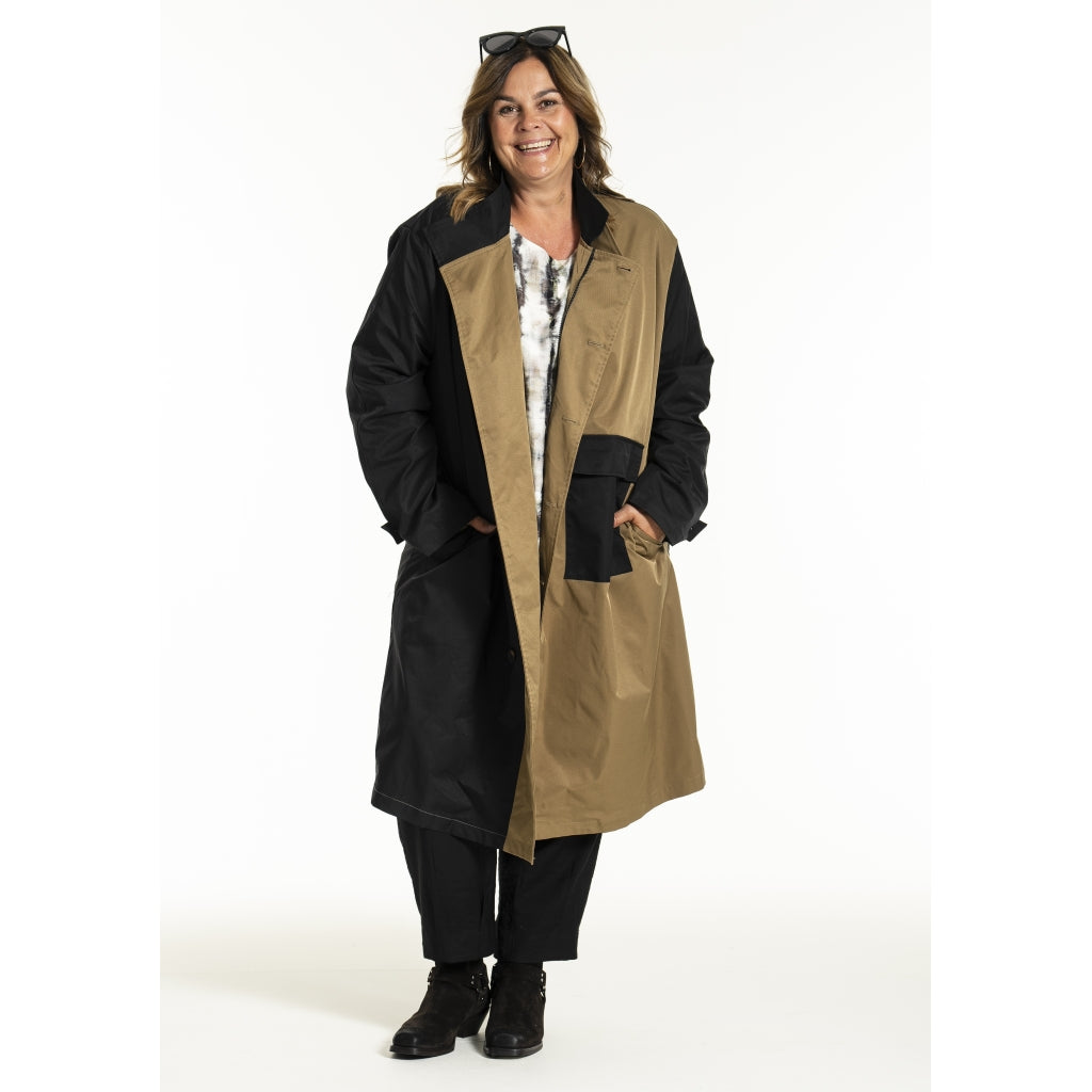 Gozzip Woman GJulla Coat Coat Clay/Black