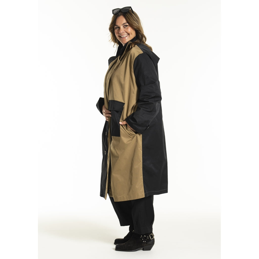 Gozzip Woman GJulla Coat Coat Clay/Black