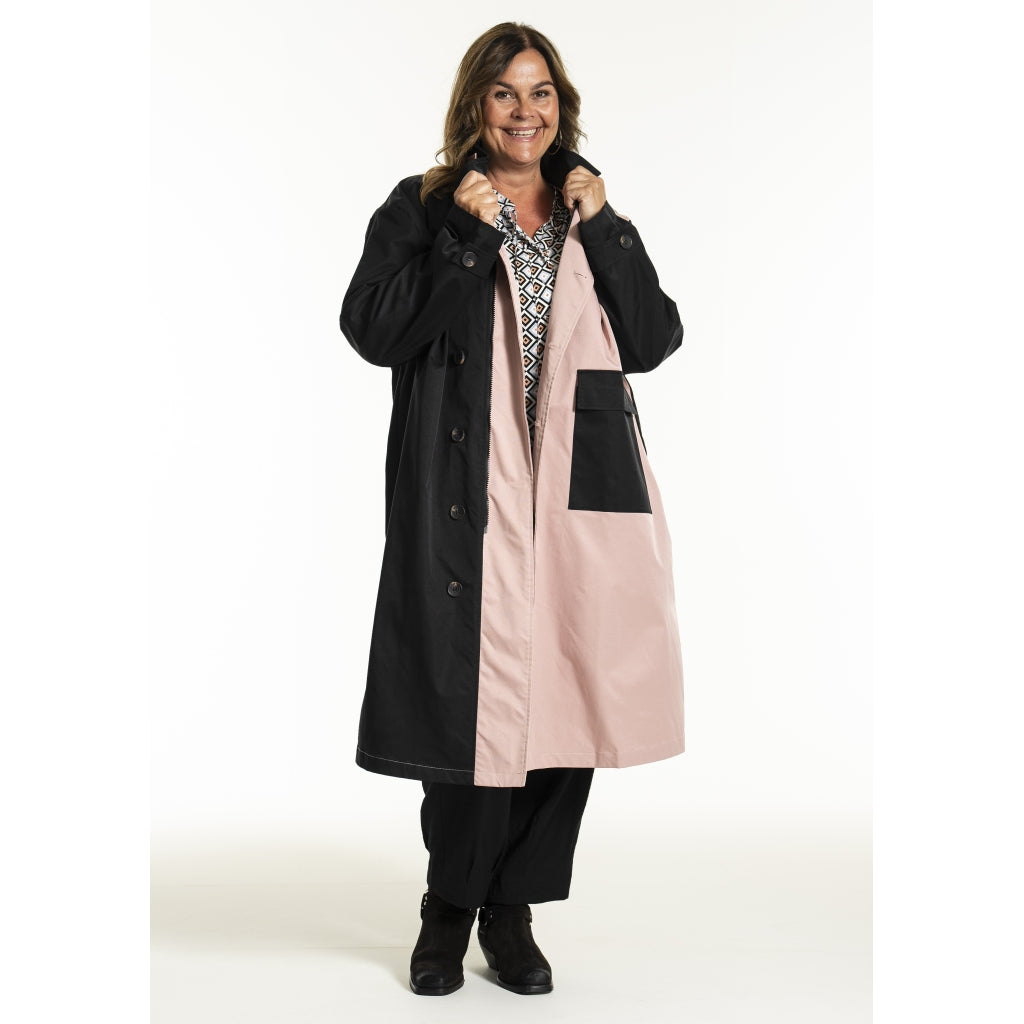 Gozzip Woman GJulla Coat Coat Rose/Black