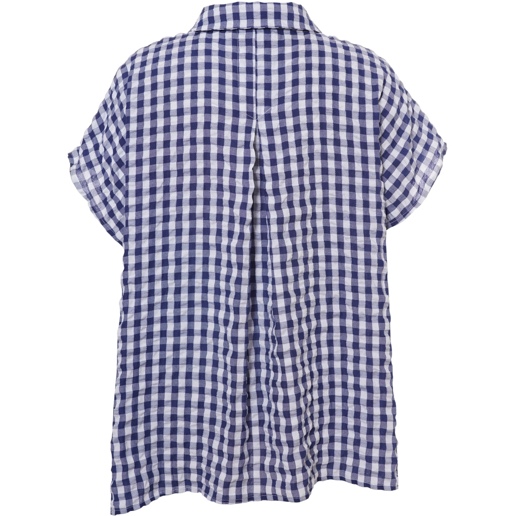 Gozzip Woman GKaisa Blouse Blouse Navy check