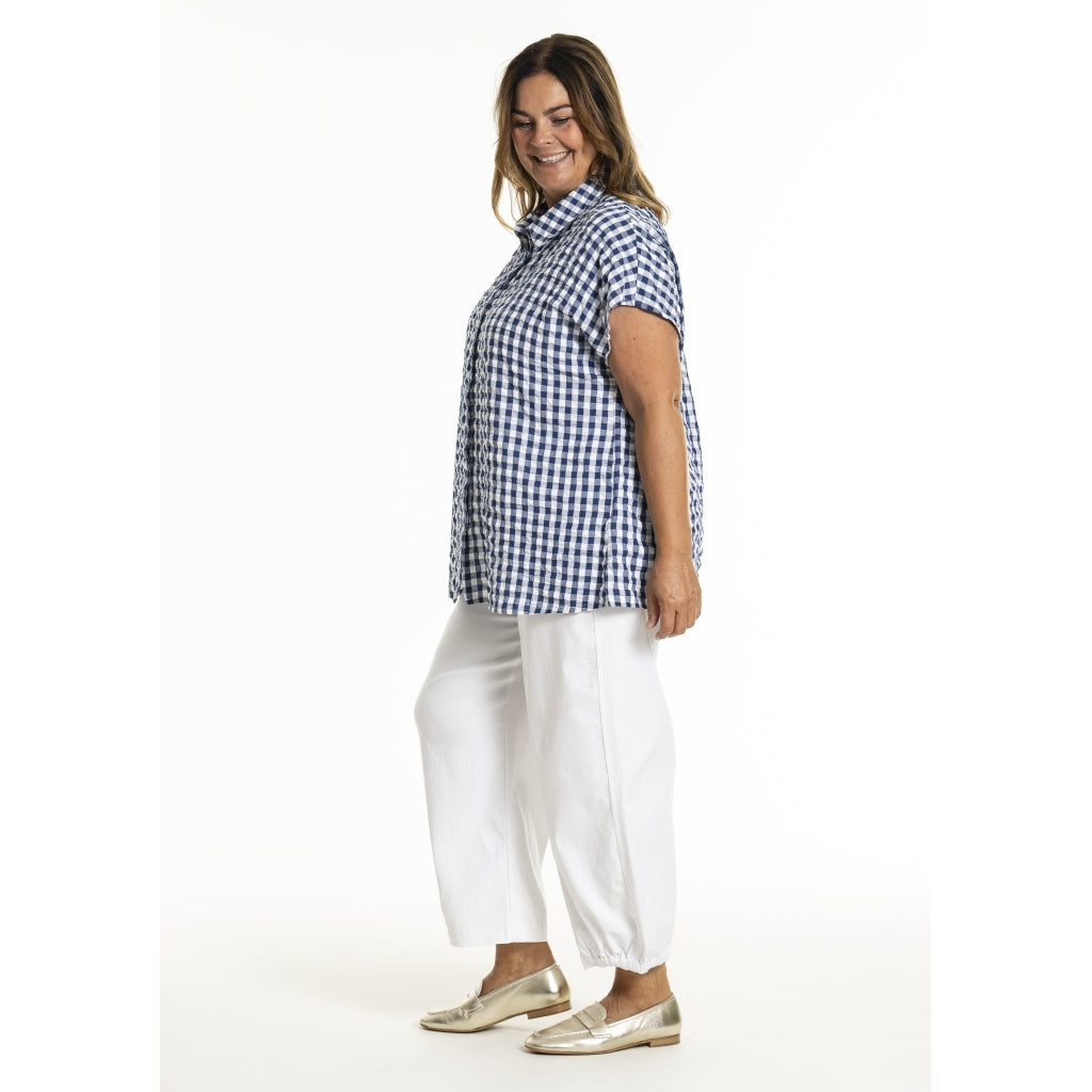 Gozzip Woman GKaisa Blouse Blouse Navy check