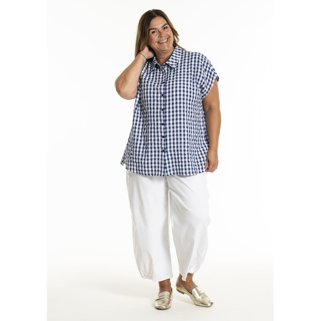 Gozzip Woman GKaisa Blouse Blouse Navy check