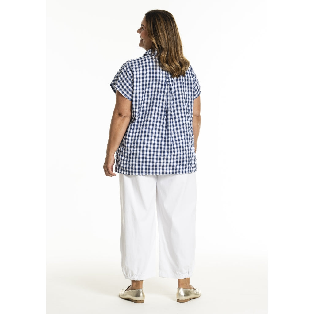 Gozzip Woman GKaisa Blouse Blouse Navy check