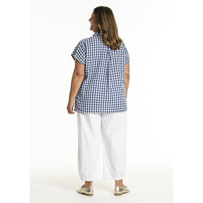 Gozzip Woman GKaisa Blouse Blouse Navy check