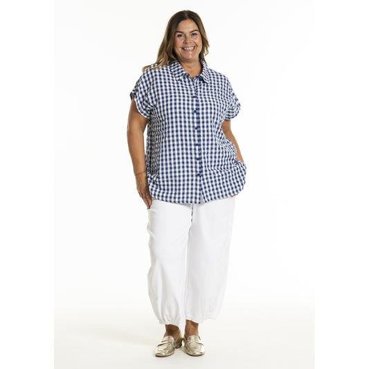 Gozzip Woman GKaisa Blouse Blouse Navy check