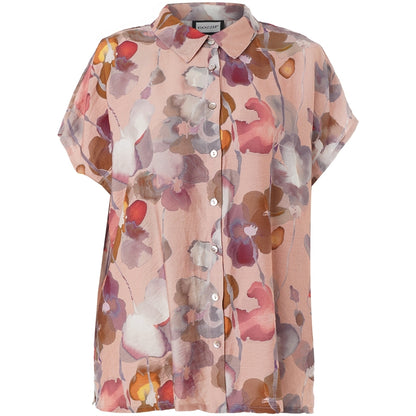 Gozzip Woman GKaisa Blouse Blouse Dusty rose with large flowers