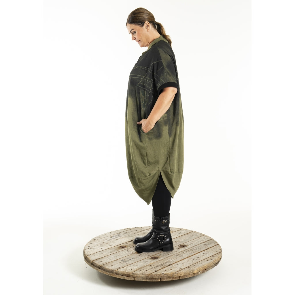 Gozzip Woman GKara Dress Dress Olive