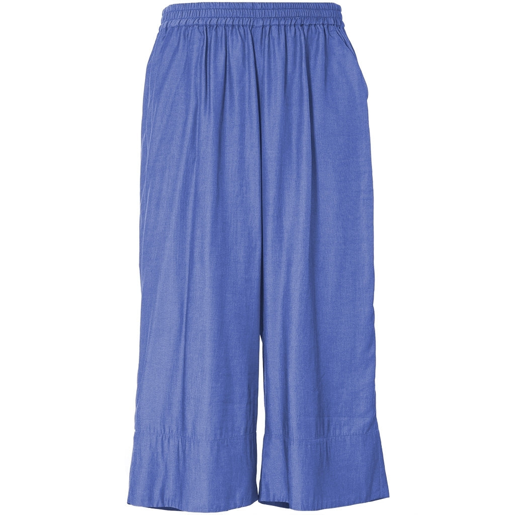 Gozzip Woman GKarina Loose 3/4 pants 3/4 Loose Pant Blue denim look