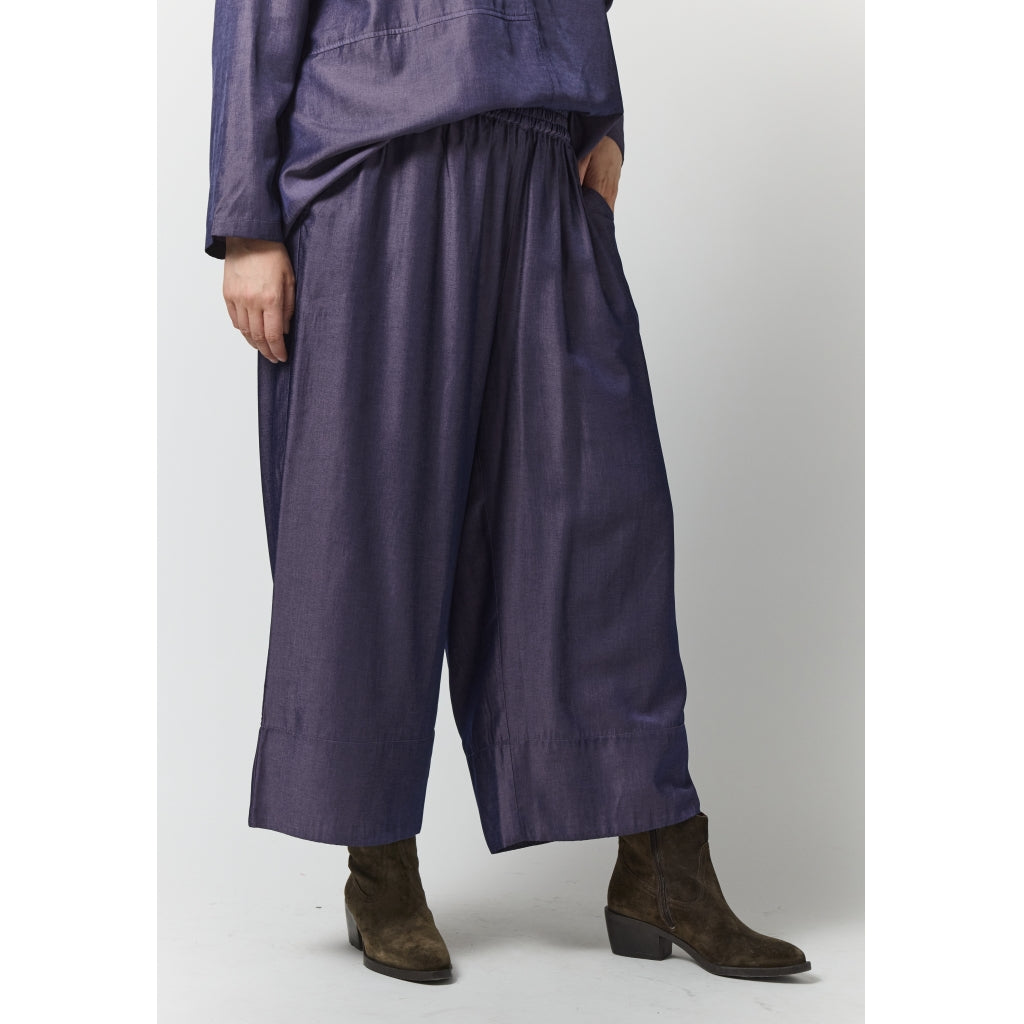 Gozzip Woman GKarina Loose 3/4 pants Loose Pant Purple