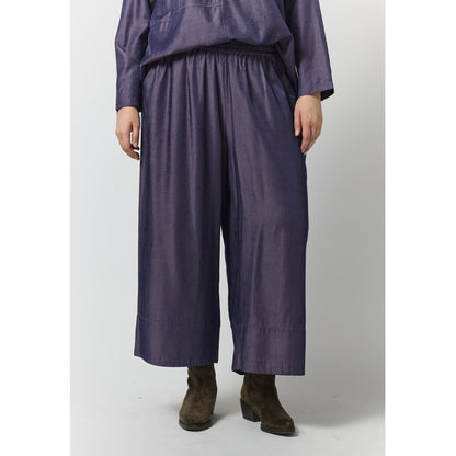 Gozzip Woman GKarina Loose 3/4 pants Loose Pant Purple