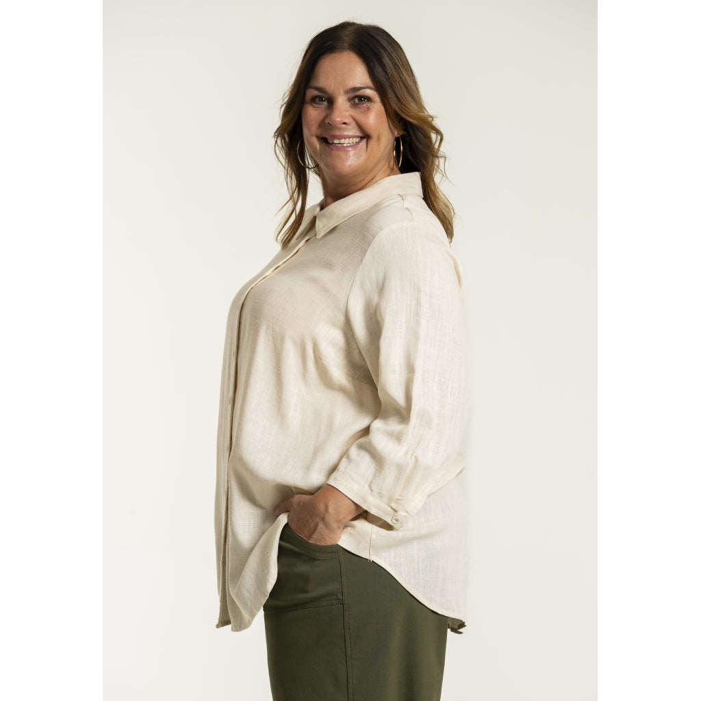 Gozzip Woman GKarina Shirt Shirt Off-White