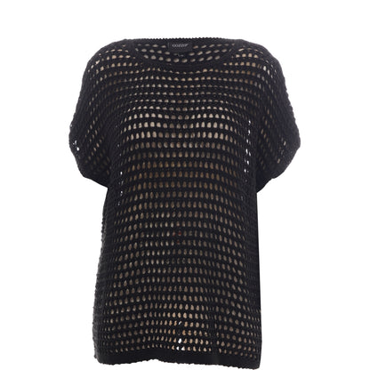 Gozzip Woman GKarma Knit Blouse Knit Blouse Black