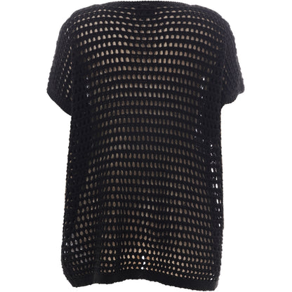 Gozzip Woman GKarma Knit Blouse Knit Blouse Black