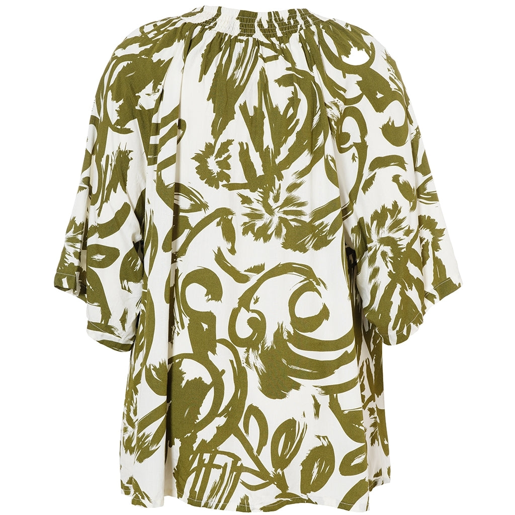 Gozzip Woman GKarna Blouse Blouse Offwhite-olive