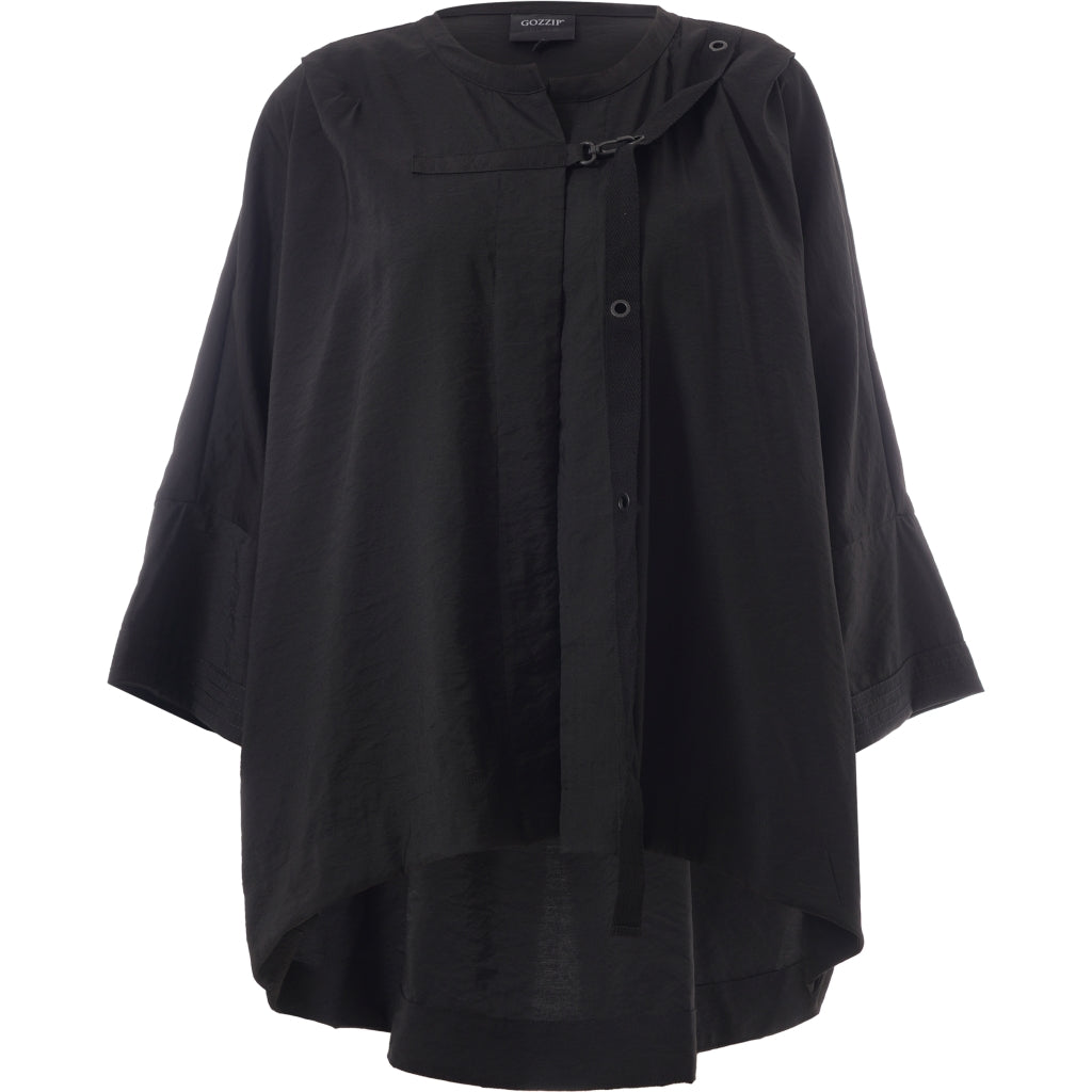 Gozzip Woman GKatryn Oversized Cardigan Cardigan Black