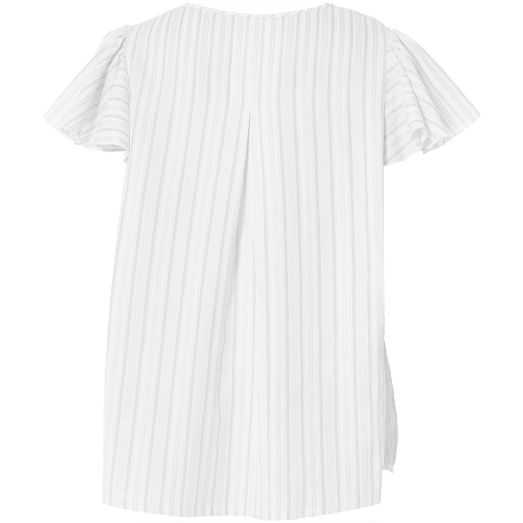 Gozzip Woman GKetti Top Top White with white stripe